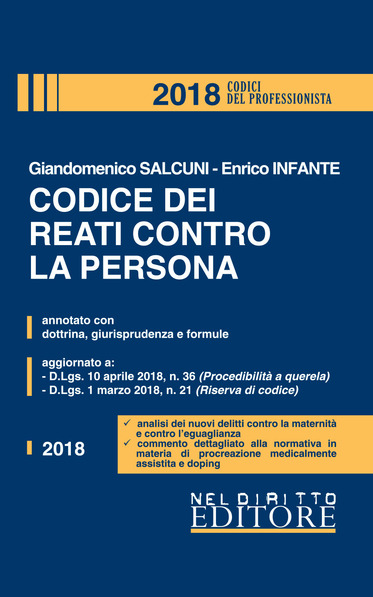 Codice dei reati contro la persona